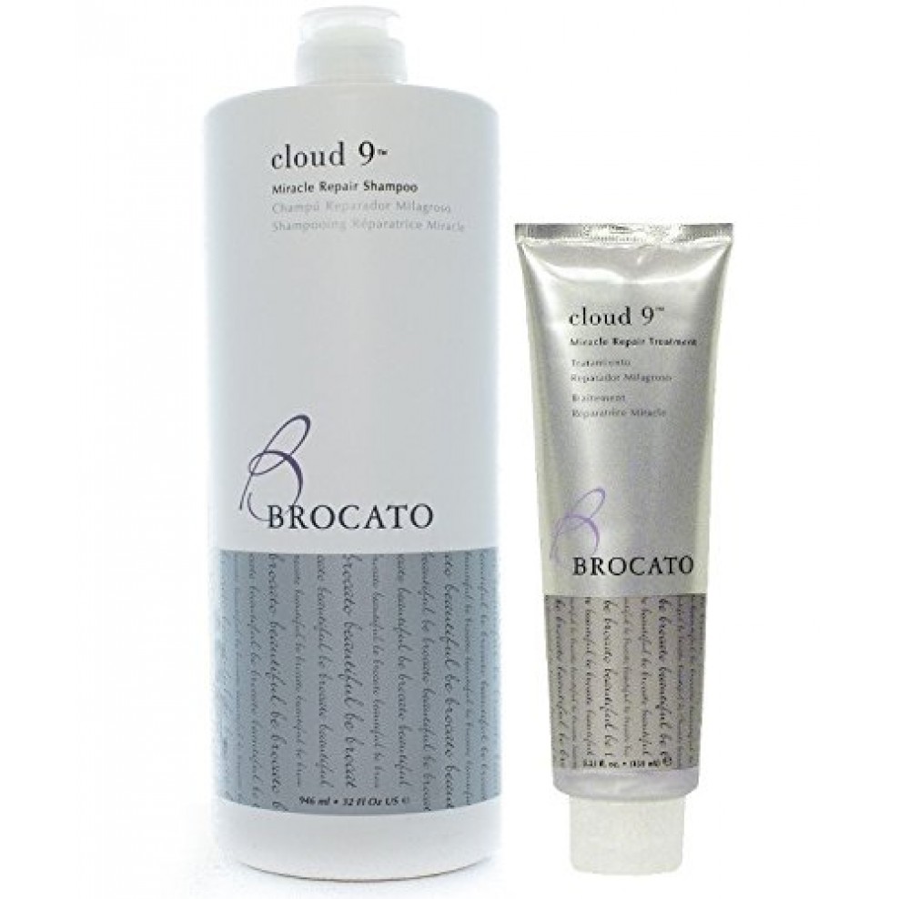 Brocato Cloud 9 Miracle Repair Shampoo 32 Oz And Treatment 5.25 Oz