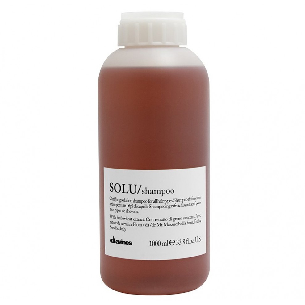 SOLU Deep Cleansing Shampoo 33.8 oz by Davines pH 5.0