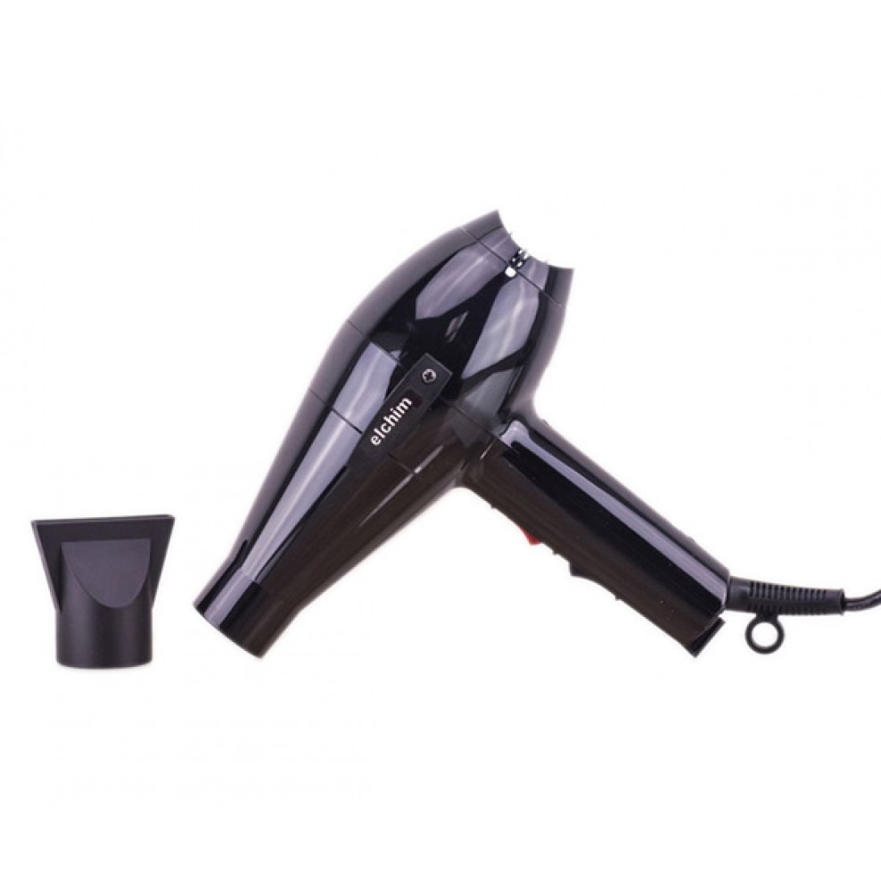 Elchim 2001 Professional Hair Dryer Black
