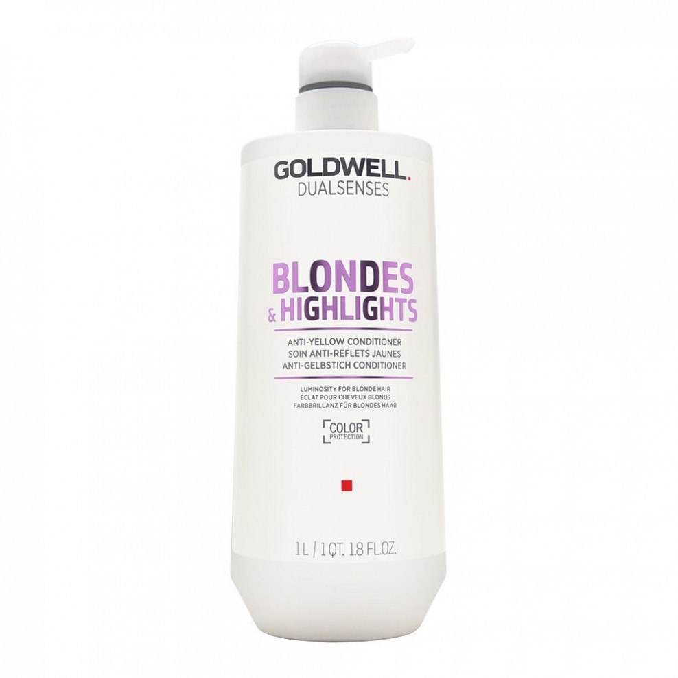 Långiver eksekverbar position Goldwell Dualsenses Blondes & Highlights Anti-Yellow Conditioner 33.8 Oz