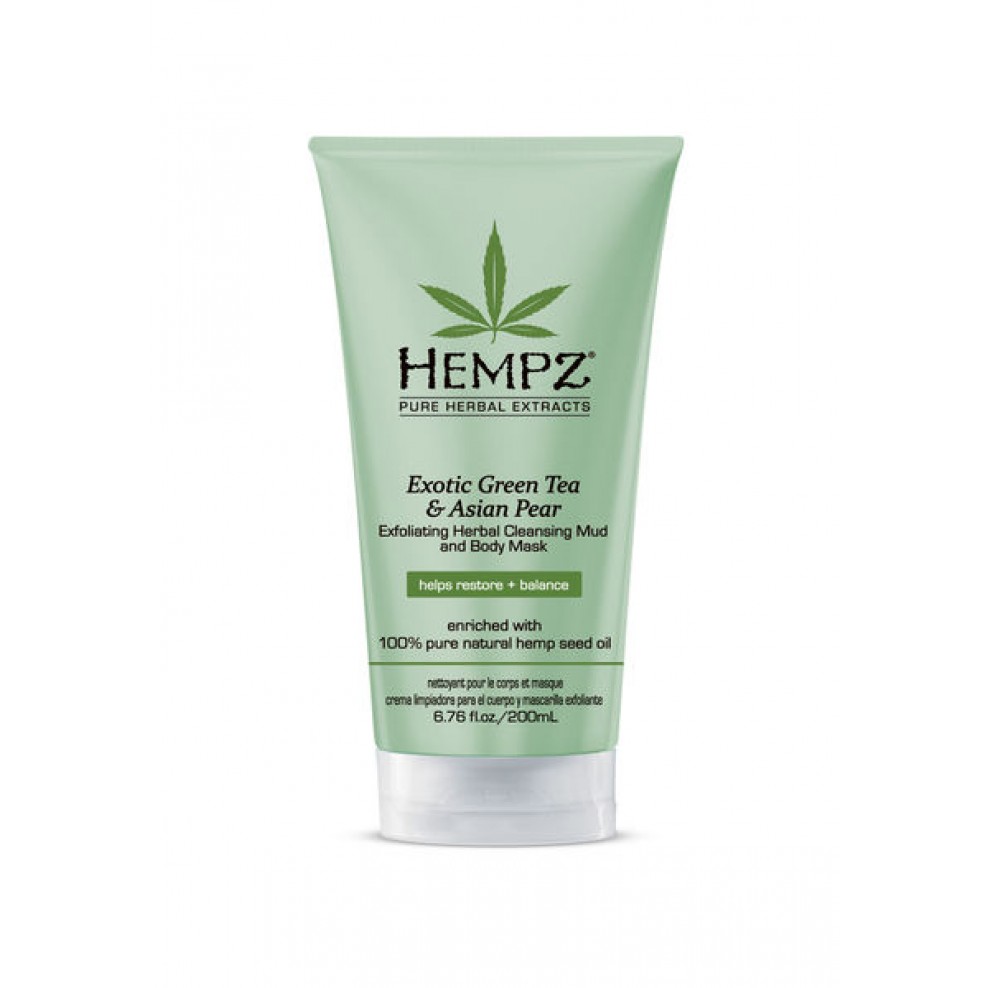 Hempz Exotic Green Tea & Asian Pear Exfoliating Herbal Cleansing Mud