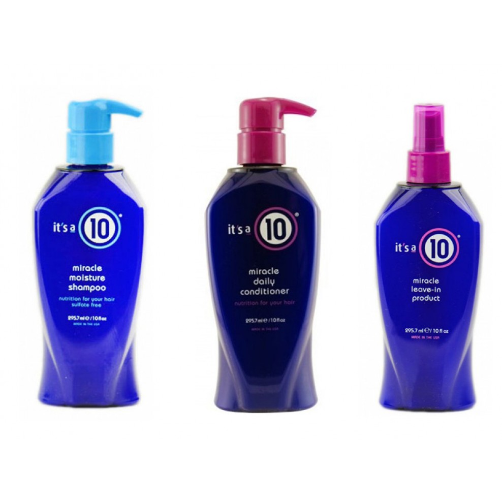 Its a 10 Miracle Moisture Shampoo 10 Oz, Daily Conditioner 10 Oz And