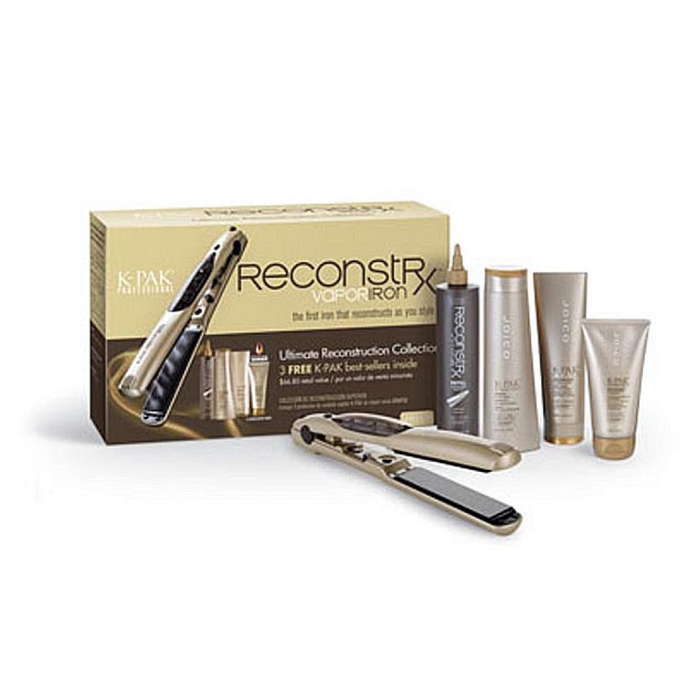 Joico K-PAK Professional VaporIron in Black and Silver Joico K-Pak Professional RECONSTRX Vapor Iron 1.25 main image 3