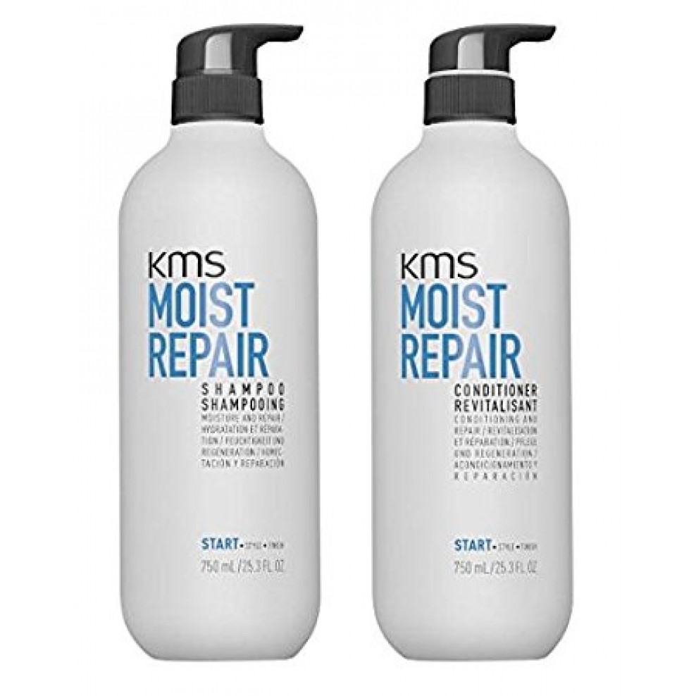 KMS California Moist Repair Shampoo And Conditioner Duo (25.3 Oz each)