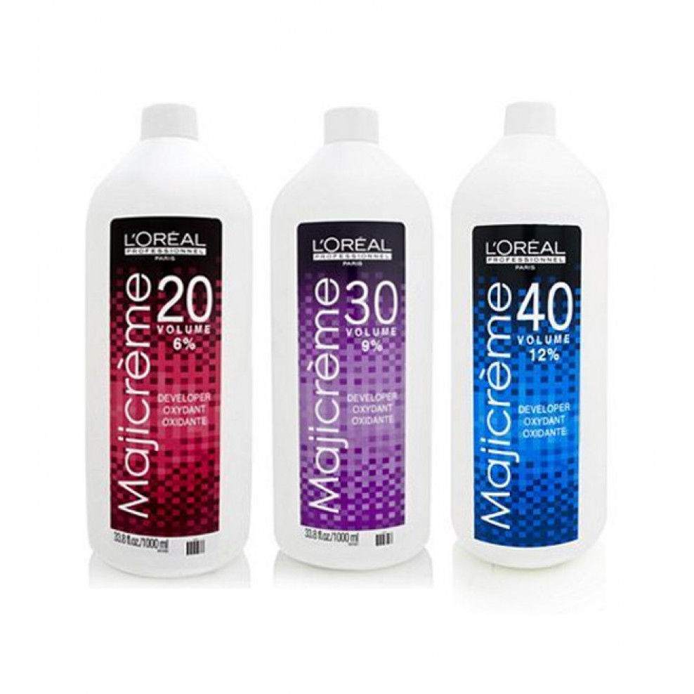 Loreal Majicreme Developer 20, 30, 40 Volume