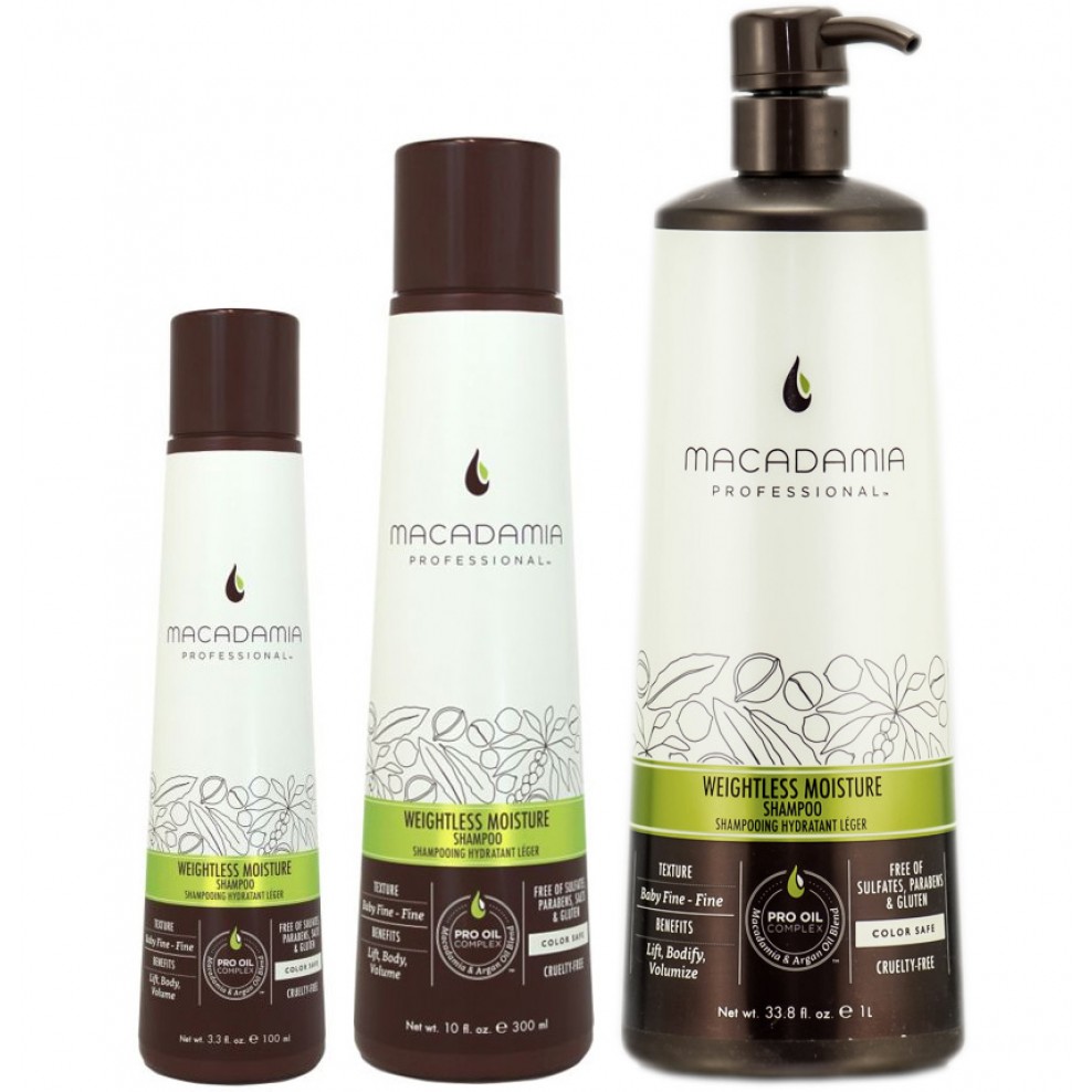 Macadamia Professional Weightless Shampoo - For Fine and Dry