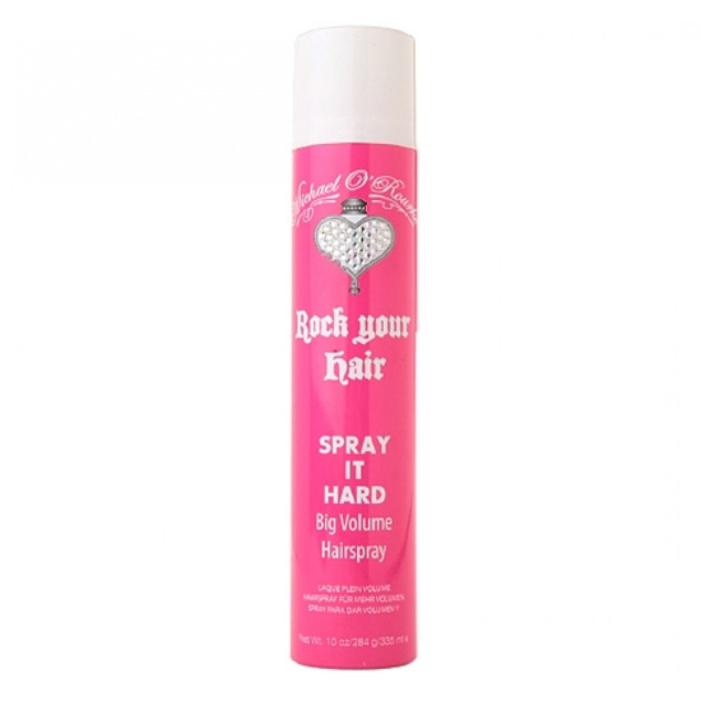 Michael O Rourke Rock Your Hair Spray It Hard Volume Hairspray