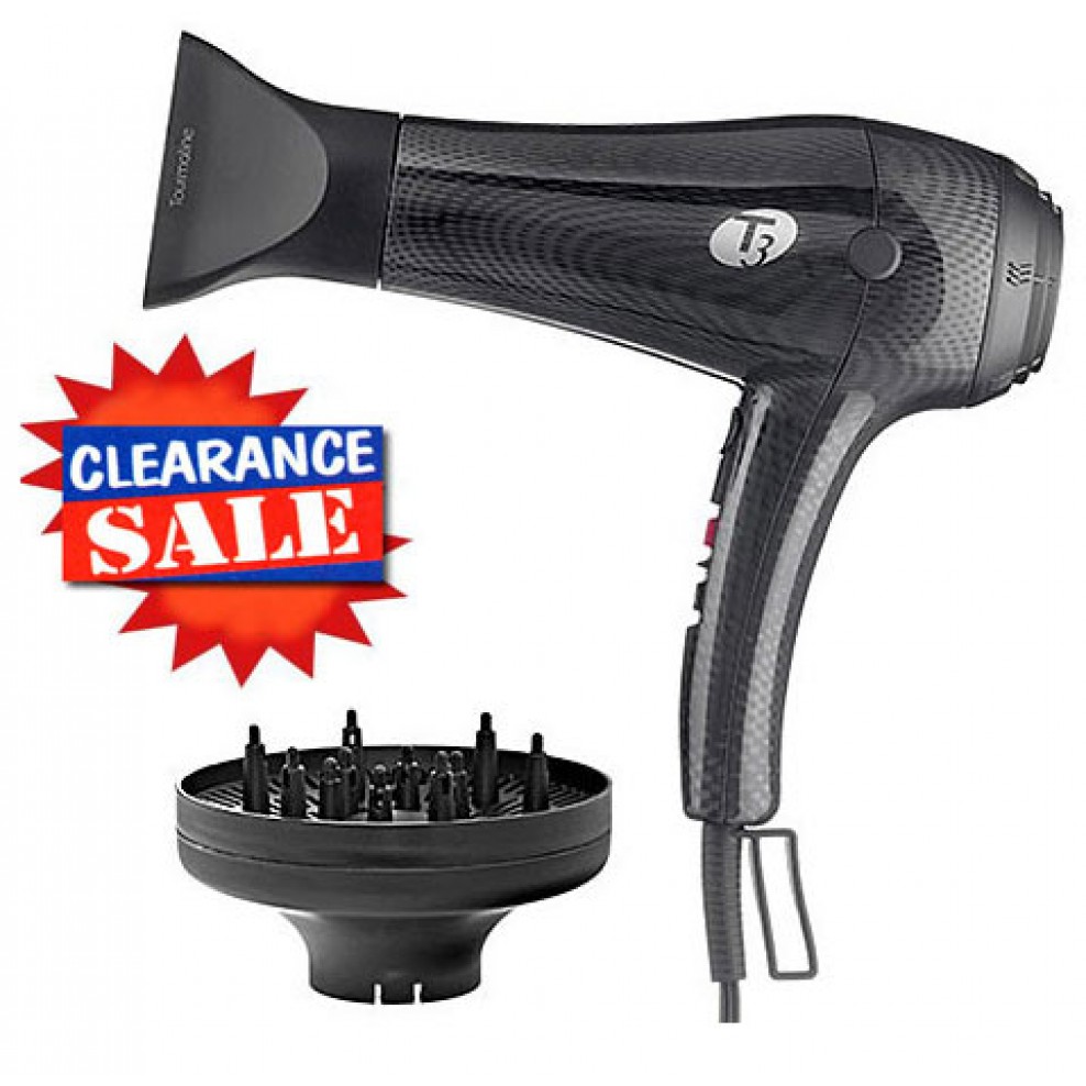 T3 tourmaline hair dryer top