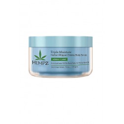 Hempz Triple Moisture Whipped Crème Body Scrub 7.3 Oz