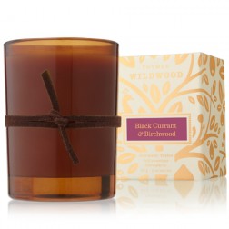 Thymes Black Currant and Birchwood Votive Candle