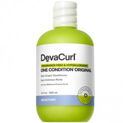 Deva Curl Fragrance-Free & Hypoallergenic One Condition Original 12 Oz