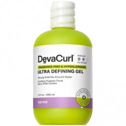 Deva Curl Fragrance-Free & Hypoallergenic Ultra Defining Gel 12 Oz
