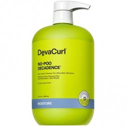 Deva Curl No-Poo Decadence Zero Lather Cleanser For Ultra-Rich Moisture 32 Oz