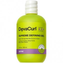Deva Curl Supreme Defining Gel Super-Strong Hold No-Crunch Styler 12 Oz