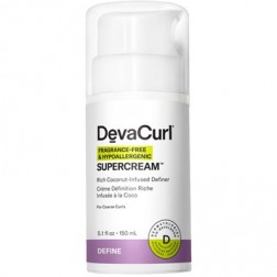 Deva Curl Fragrance-Free & Hypoallergenic SuperCream 5 Oz