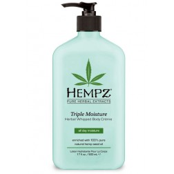 Hempz Triple Moisture Herbal Whipped Body Créme 17 Oz