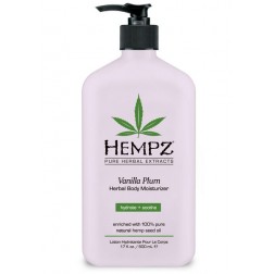Hempz Vanilla Plum Herbal Body Moisturizer 17 Oz