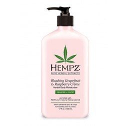 Hempz Blushing Grapefruit & Raspberry Crème Herbal Body Moisturizer 17 Oz