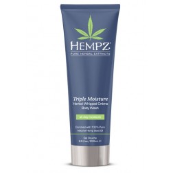 Hempz Triple Moisture Herbal Whipped Crème Body Wash 8.5 Oz