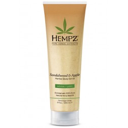 Hempz Sandalwood & Apple Herbal Body Scrub 9 Oz