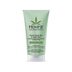 Hempz Exotic Green Tea & Asian Pear Exfoliating Herbal Cleansing Mud & Body Mask 6.7 Oz