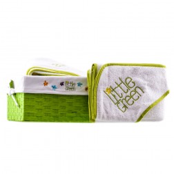 Little Green Baby Hooded Towel