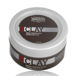 Loreal Homme Clay Strong Hold Matt Clay 1.7 Oz