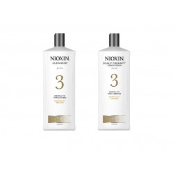 Nioxin System 3 Cleanser And Scalp Therapy Duo (33.8 Oz each) 