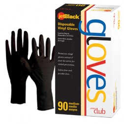 Product Club Black Disposable Vinyl Gloves 90 Ct