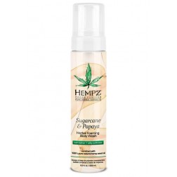 Hempz Sugarcane & Papaya Herbal Foaming Body Wash 8.5 Oz