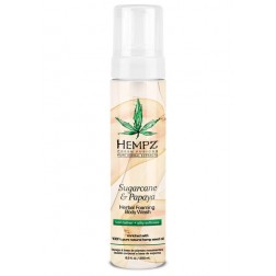 Hempz Sugarcane & Papaya Herbal Foaming Body Wash 8.5 Oz