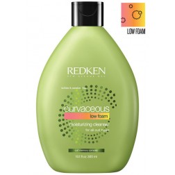 Redken Curvaceous Low Foam Moisturizing Cleanser for All Curl Types 1.7 Oz