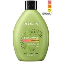 Redken Curvaceous Leave-In/Rinse-Out Conditioner for All Curl Types 8.5 Oz