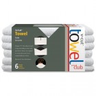 Product Club V-Cut Towels 6 pack - White