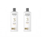 Nioxin System 3 Cleanser And Scalp Therapy Duo (33.8 Oz each) 