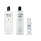 Nioxin System 2 Cleanser 33.8 Oz, Scalp Therapy 33.8 Oz And Scalp Treatment 6.8 Oz