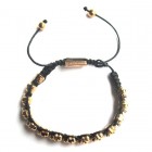 Zirkonmania Vermeil Plated Alloy Skull Beads Bracelet